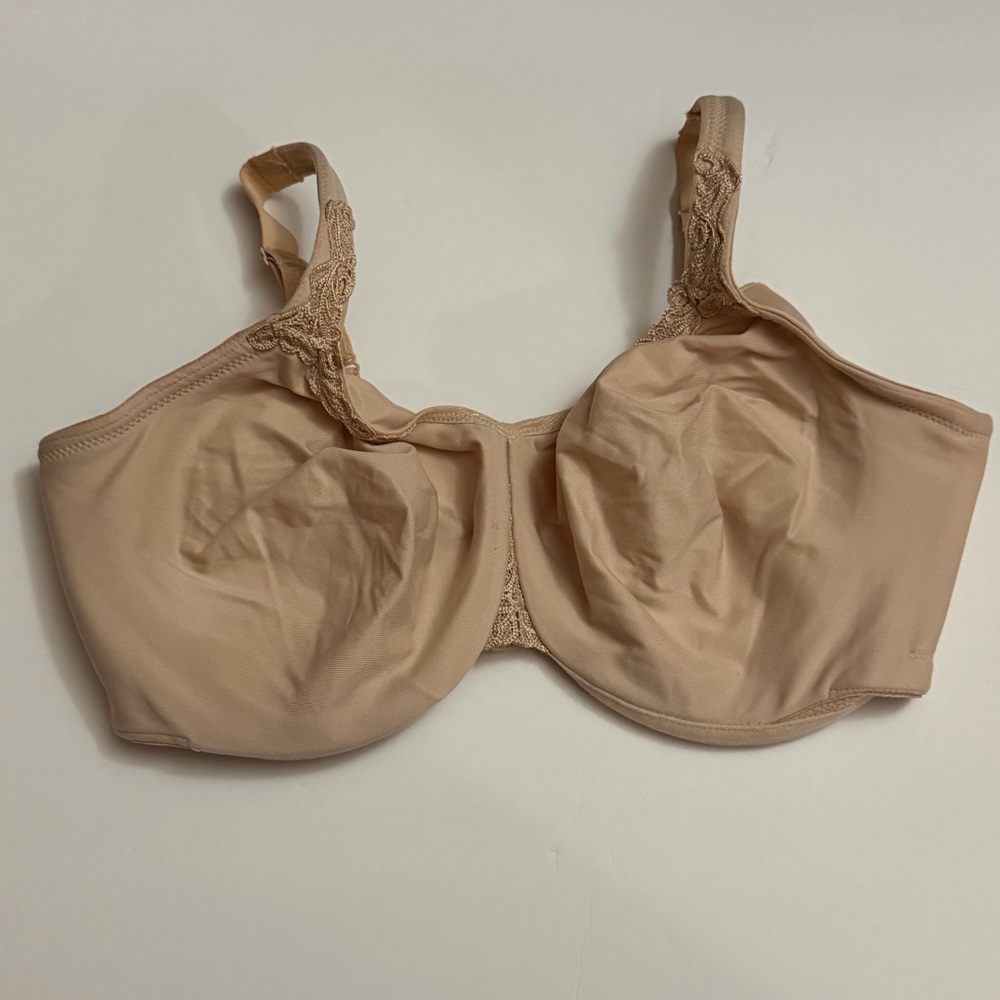 Wacoal Bodysuede Ultra Seamless Underwire Bra - 38DDD - Beige Nude